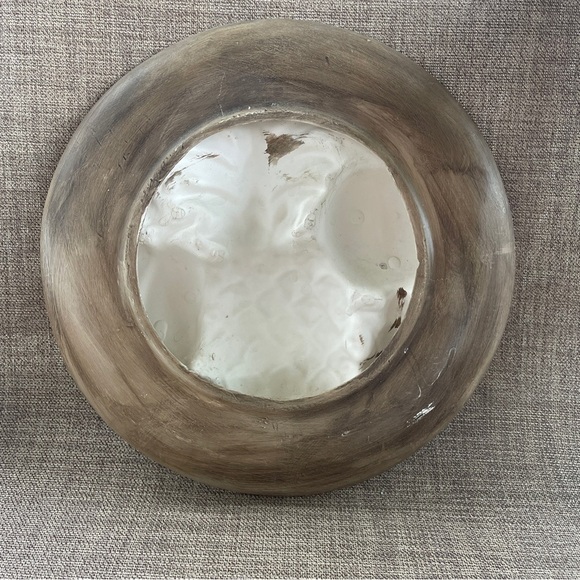 Vtg Fruit Plate Ceramic Wall Hanging Pineapple Hand Painted 3D MCM Hospitality - Picture 2 of 3